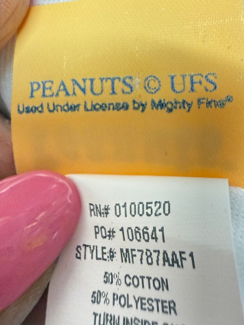 Peanuts Dancing Snoopy Tank Top w/ Blue & Pink Animal Print Graphics Size Jr XL - Picture 7 of 11